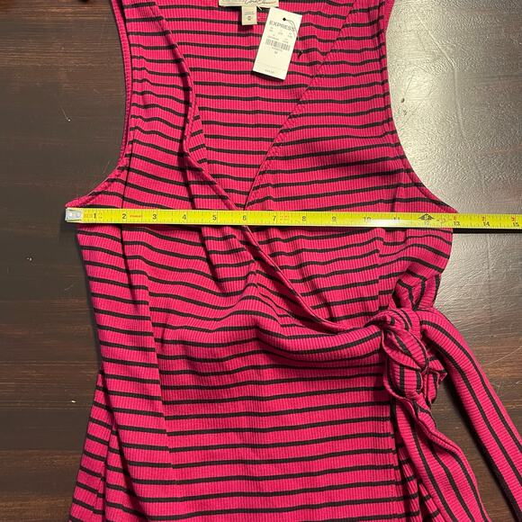 NWT Express Women’s Striped Wrap Tank‎ - Picture 5 of 7